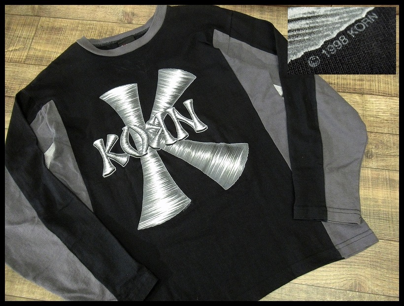 90´s 90年代 98年製 giantボディ KORN バンドTシャツ 買いました ninms