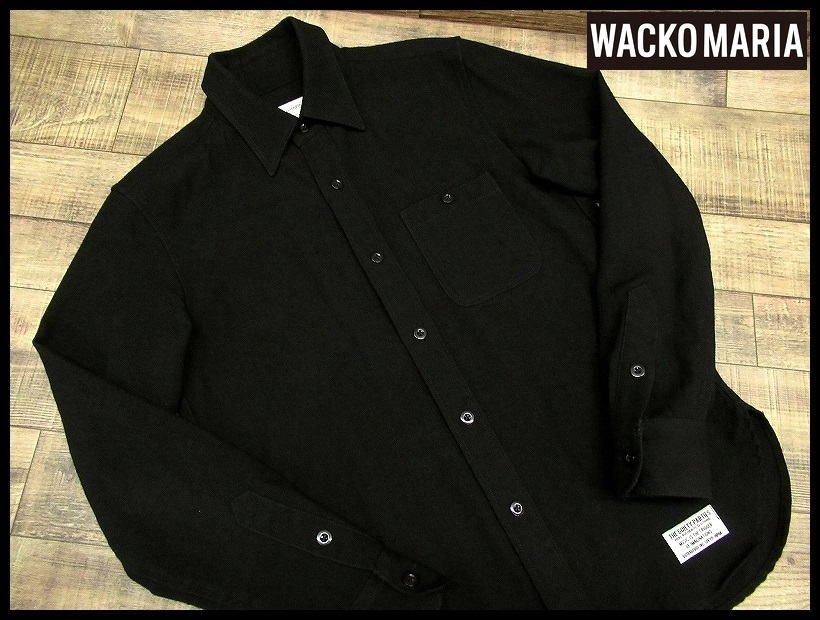 送無 使用感少ない美品 WACKO MARIA ワコマリア 11AW WOOL SHIRT 長袖