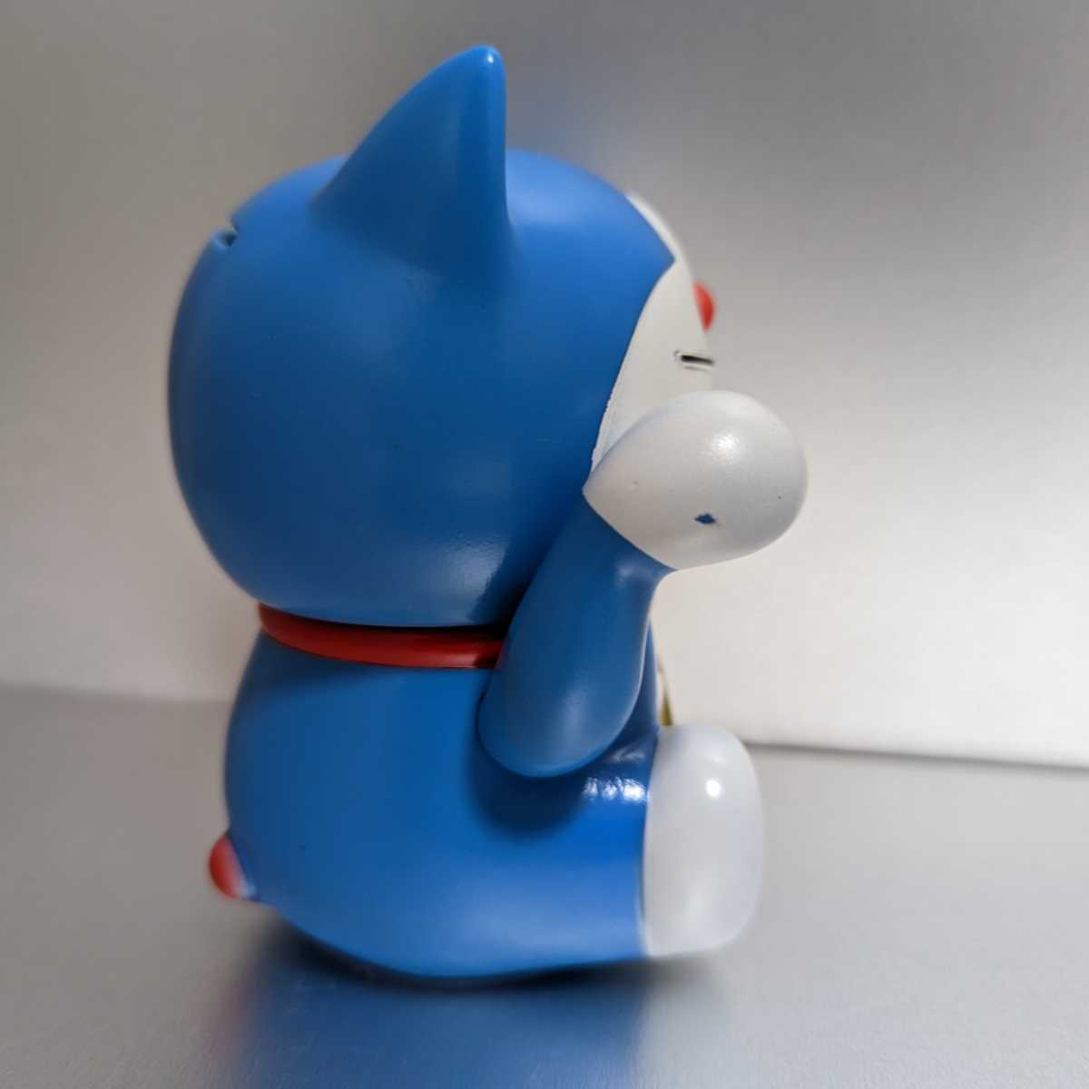 ドラえもん ソフビ招き猫 招きドラ 非売品 当時物 貯金箱 人形 ドラえもん ソフビ招き猫 招きドラ 非売品 当時物 貯金箱 人形