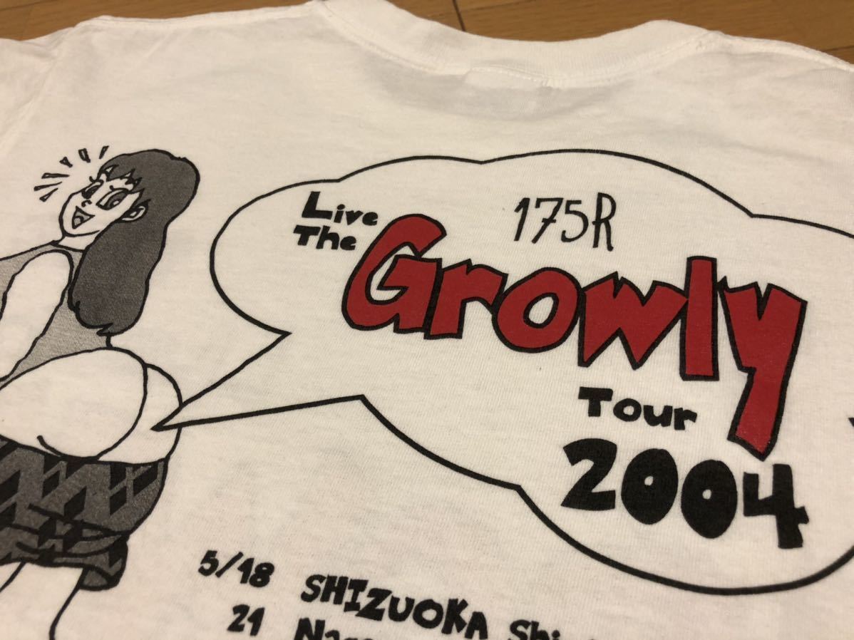 【送料無料！】175R Live The GROWLY Tour2004 TシャツsizeS_画像7