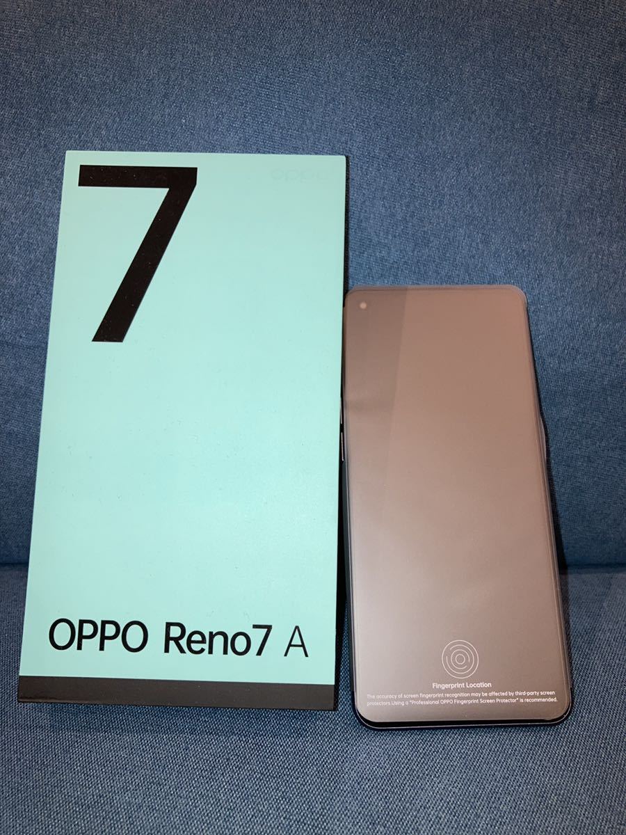 OPPO Reno7 A OPG04スターリーブラックUQ残債無し 一括購入 未使用品 android