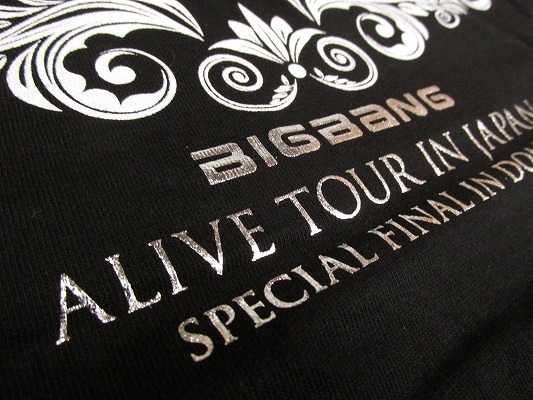 I2610：未使用￥3000.ビッグバンBIGBANG ALIVE TOUR 2012 ドームツアーＴシャツCOOL S 公式グッズ _画像3