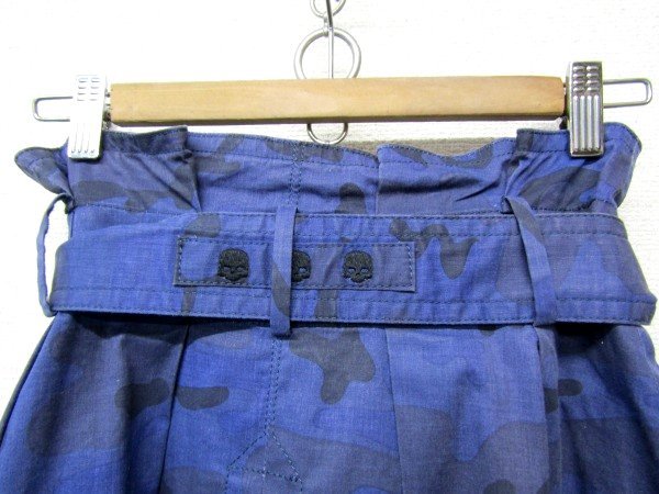 S2490: Italy made HYDROGEN Hydrogen skirt / blue /38 lady's camouflage skirt 