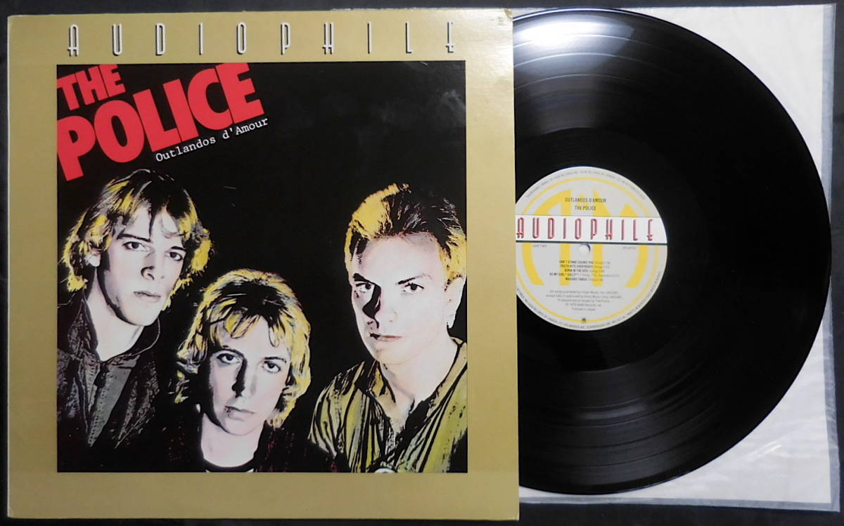 ポリス THE POLICE／1ST OUTLANDOS D’AMOUR アウトランドス・ダムール　　高音質AUDIOPHILE盤 極美！_画像1