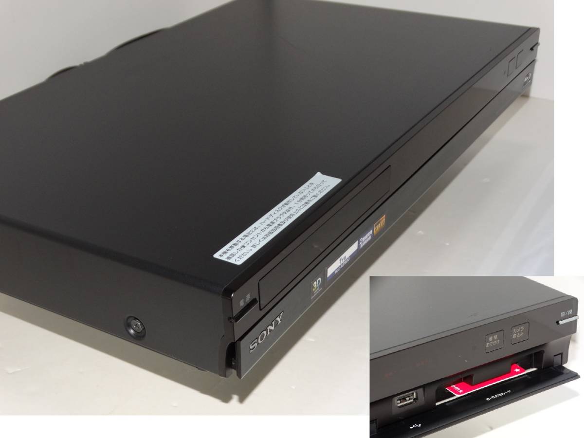 動作良好☆SONY BDZ-AT900 / HDD 1TB ⇒ 2TB容量増 換装品 / 2