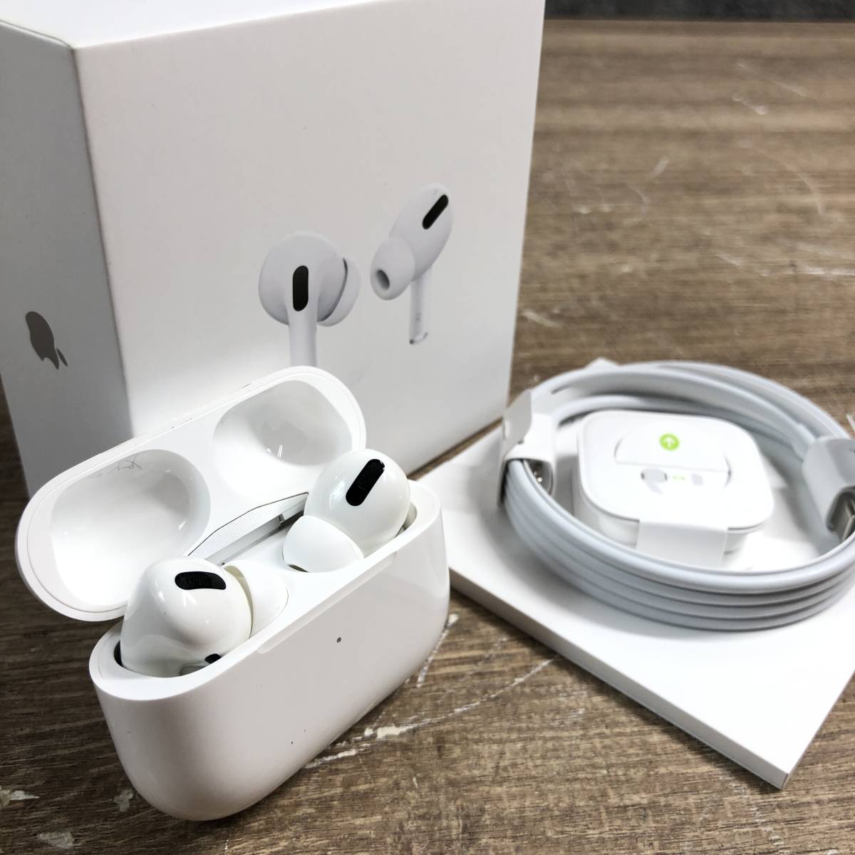 Apple アップル AirPods Pro MWP22J/A A2083 A2084 A2190 エアーポッズ ワイヤレス イヤホン 菊KB