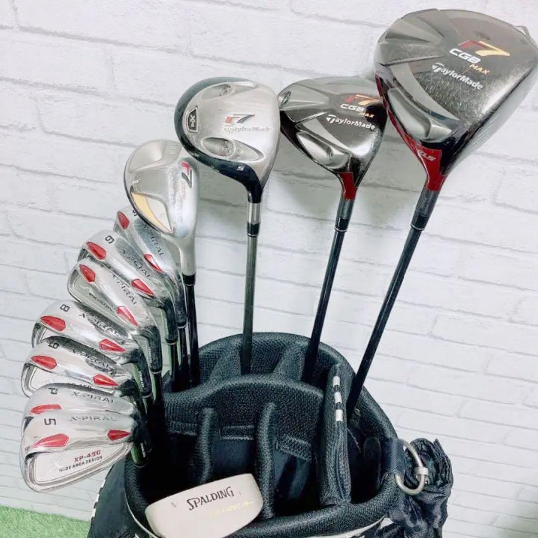 お得・ドライバー2本!初心者ゴルフセット◇TaylorMade テーラーメイド
