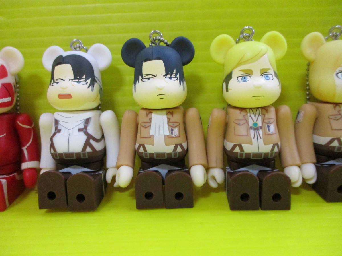 ☆・開封済み☆ BE@RBRICK ベアブリック 進撃の巨人 10体セット