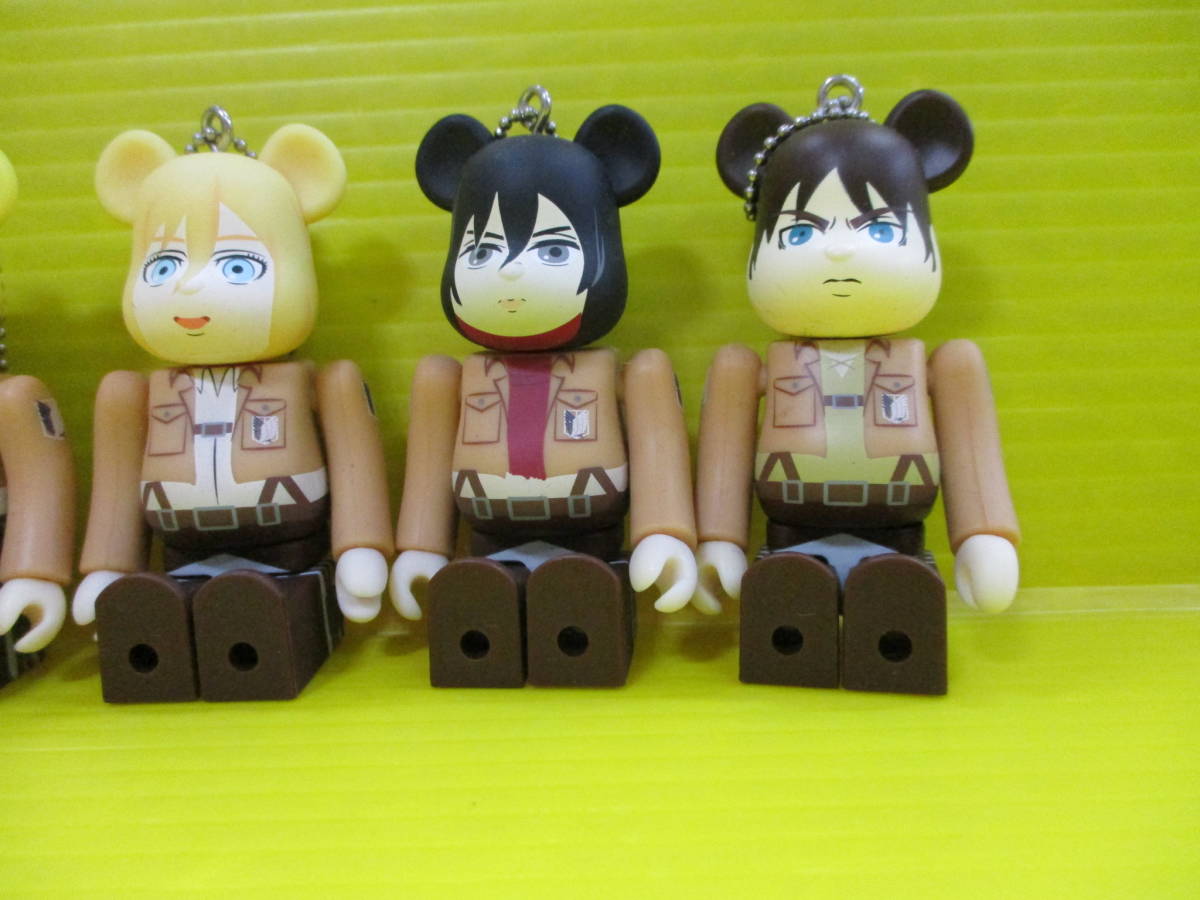 ☆・開封済み☆ BE@RBRICK ベアブリック 進撃の巨人 10体セット
