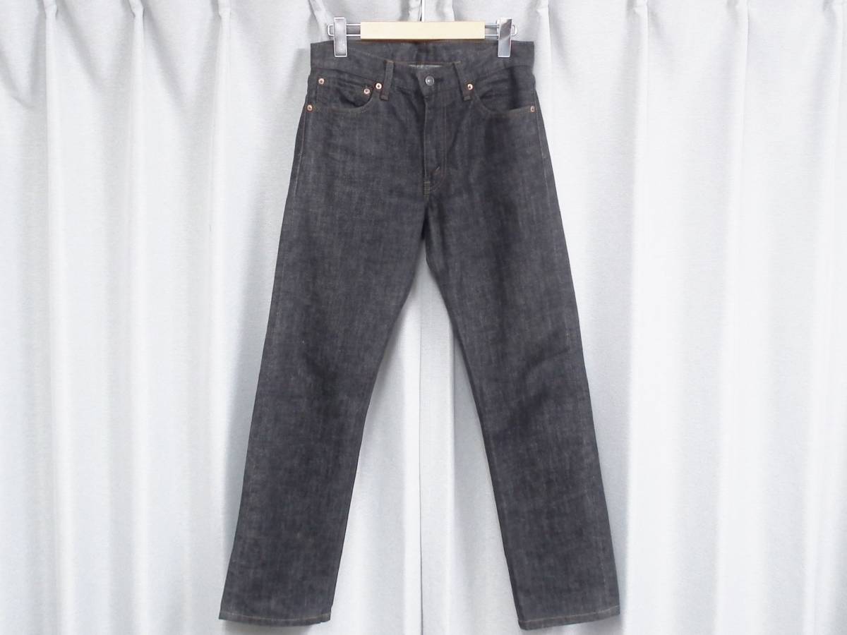 ◆美品W29◆LEVI'S リーバイス 505-09 ブラック デニム ジーンズ スリム テーパード タイト BLACK JEANS Y2K 90s 80s 古着女子 在原みゆ紀_画像1