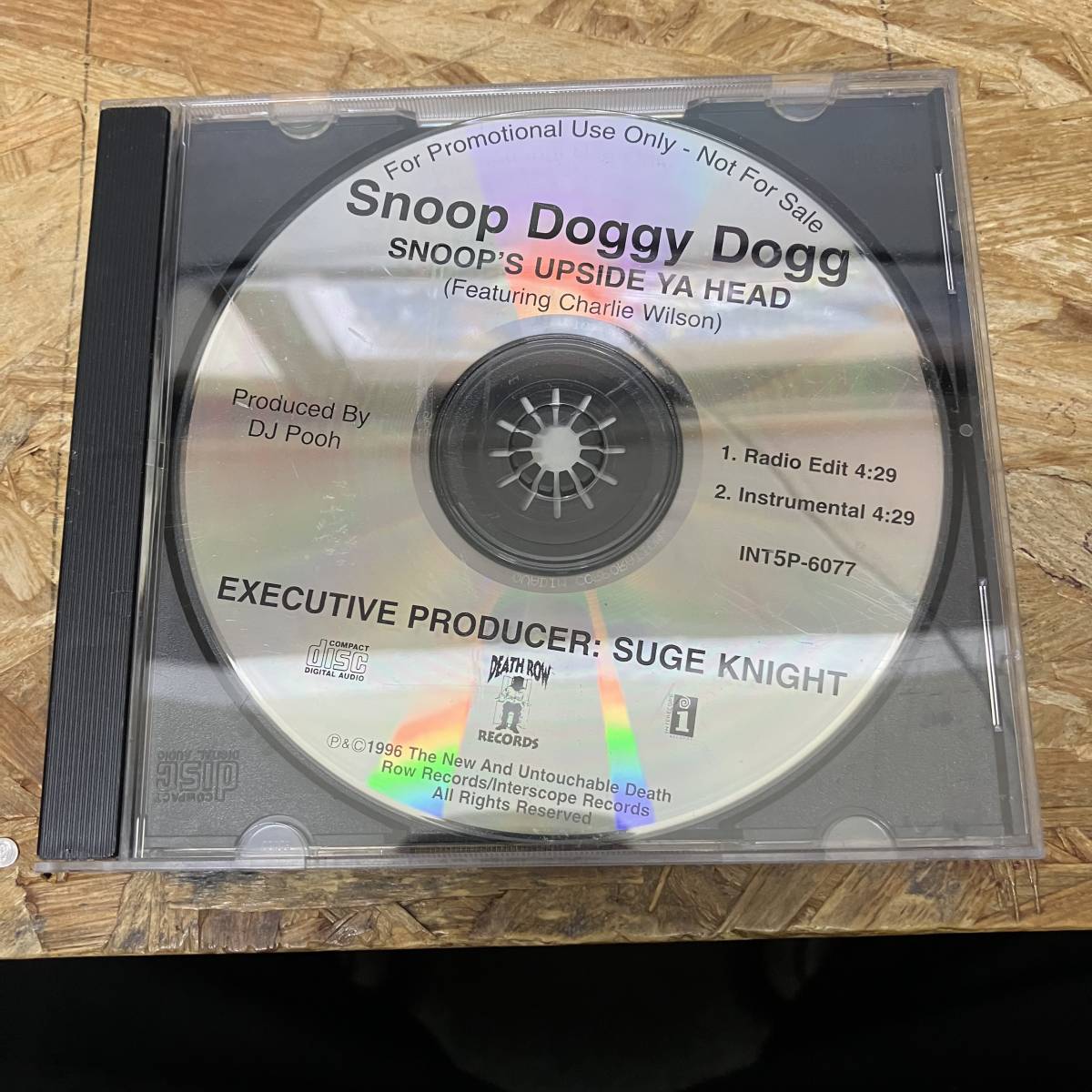 ● HIPHOP,R&B SNOOP DOGGY DOGG - SNOOP'S UPSIDE YA HEAD INST,シングル!,DEATH ROW! CD 中古品_画像1