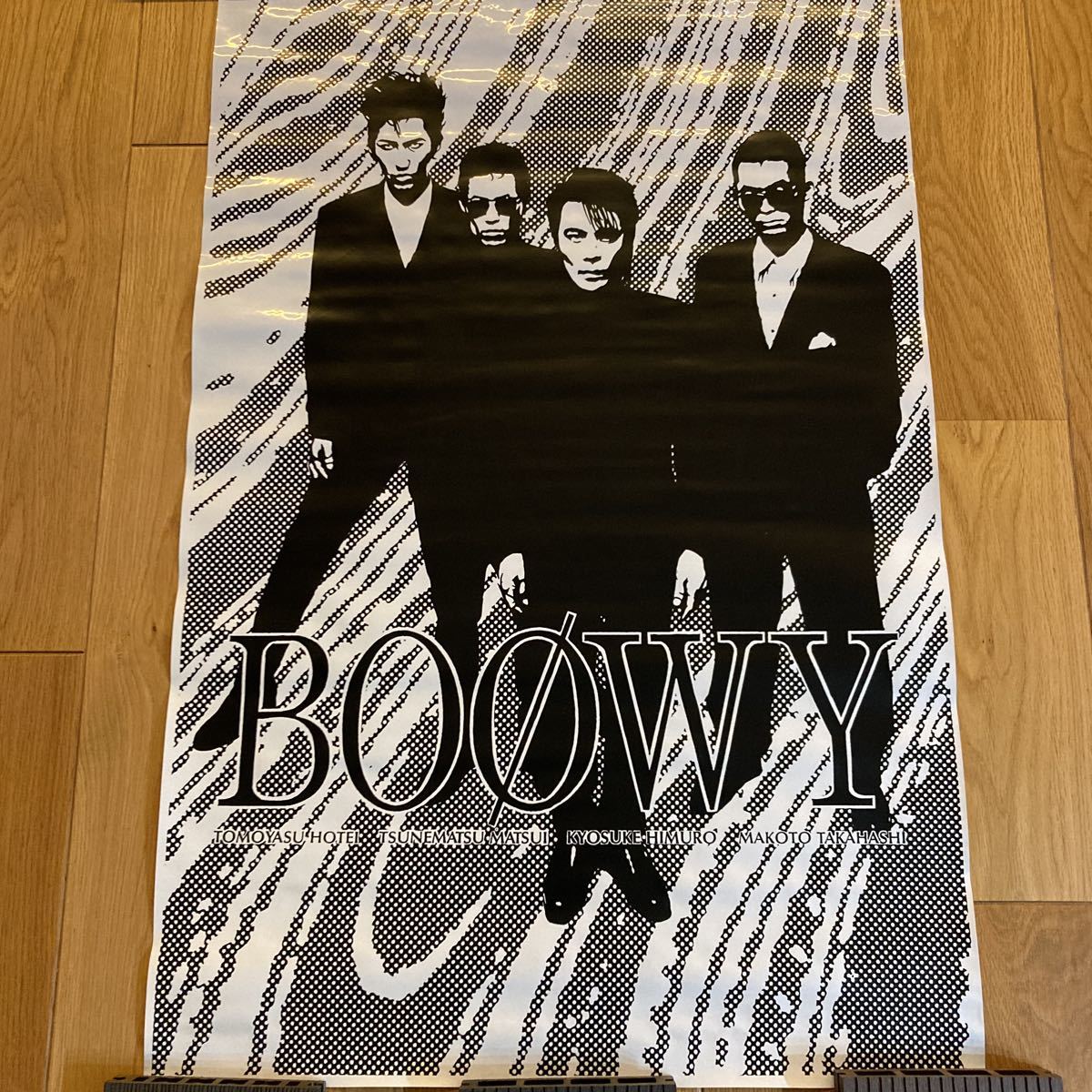 Yahoo!オークション - 美品 BOOWY ポスター 氷室京介 布袋寅泰