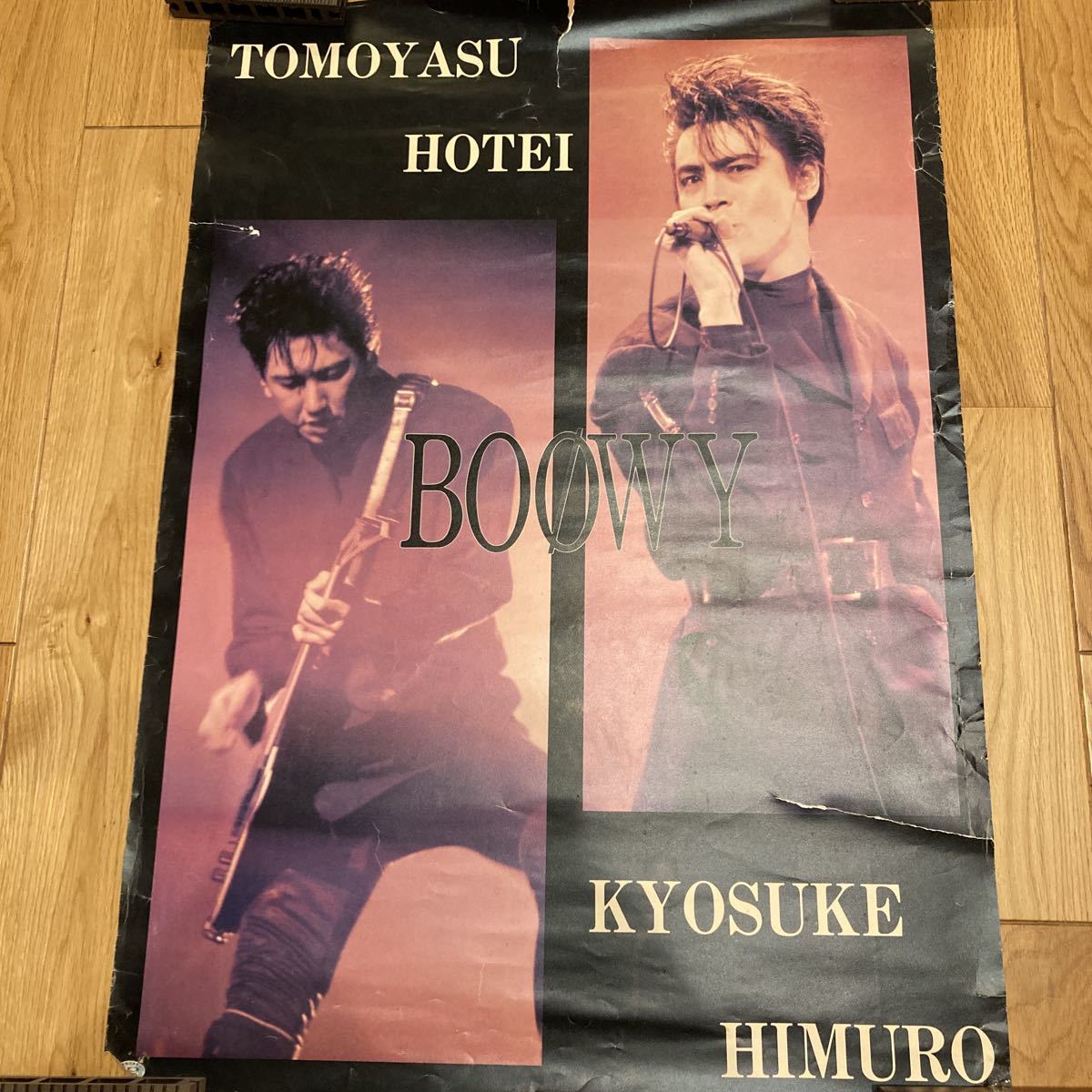 ヤフオク! - BOOWY 氷室京介 布袋寅泰 ポスター