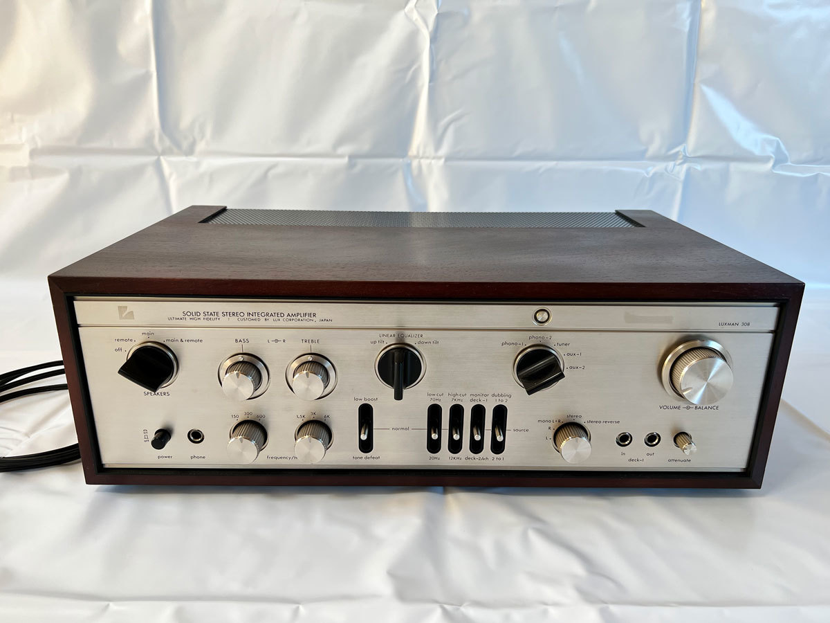 LUXMAN L-308 ラックスマン プリメインアンプ - オーディオ機器