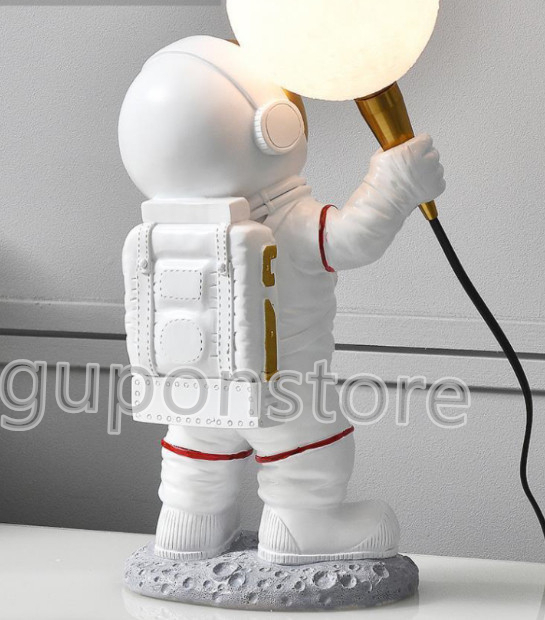 新品 宇宙人/宇宙飛行士/壁掛け照明 美品 ステンドランプ 電気スタンド テーブルライト 高級照明_画像5