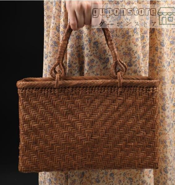  high quality mountain ... beautiful hand-knitted feeling of luxury . bag basket cane basket mountain .. basket bag limitation 