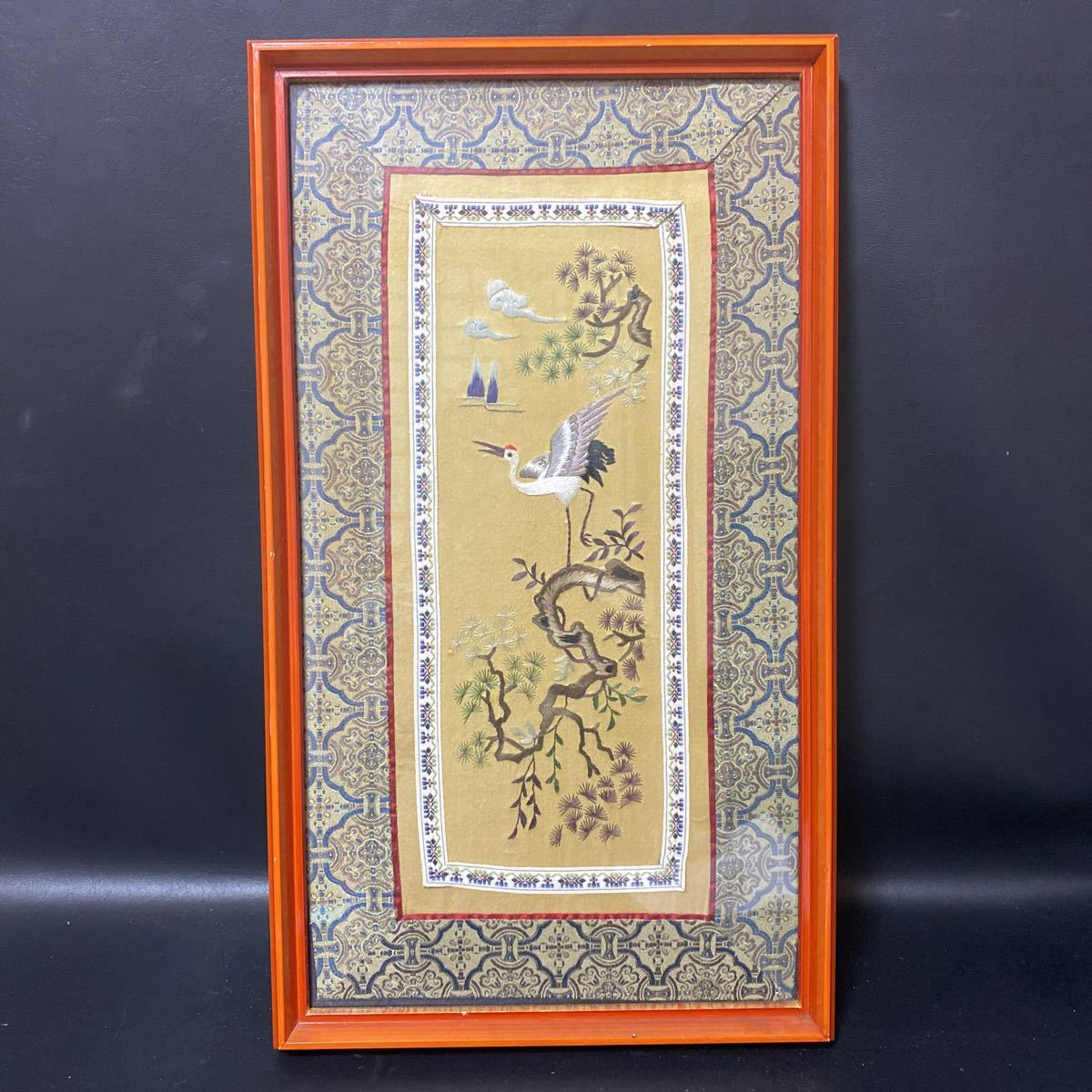 絵画 鯉 美術品 インテリア 魚 壁掛け 芸術品 アート 縁起物 骨董 中国