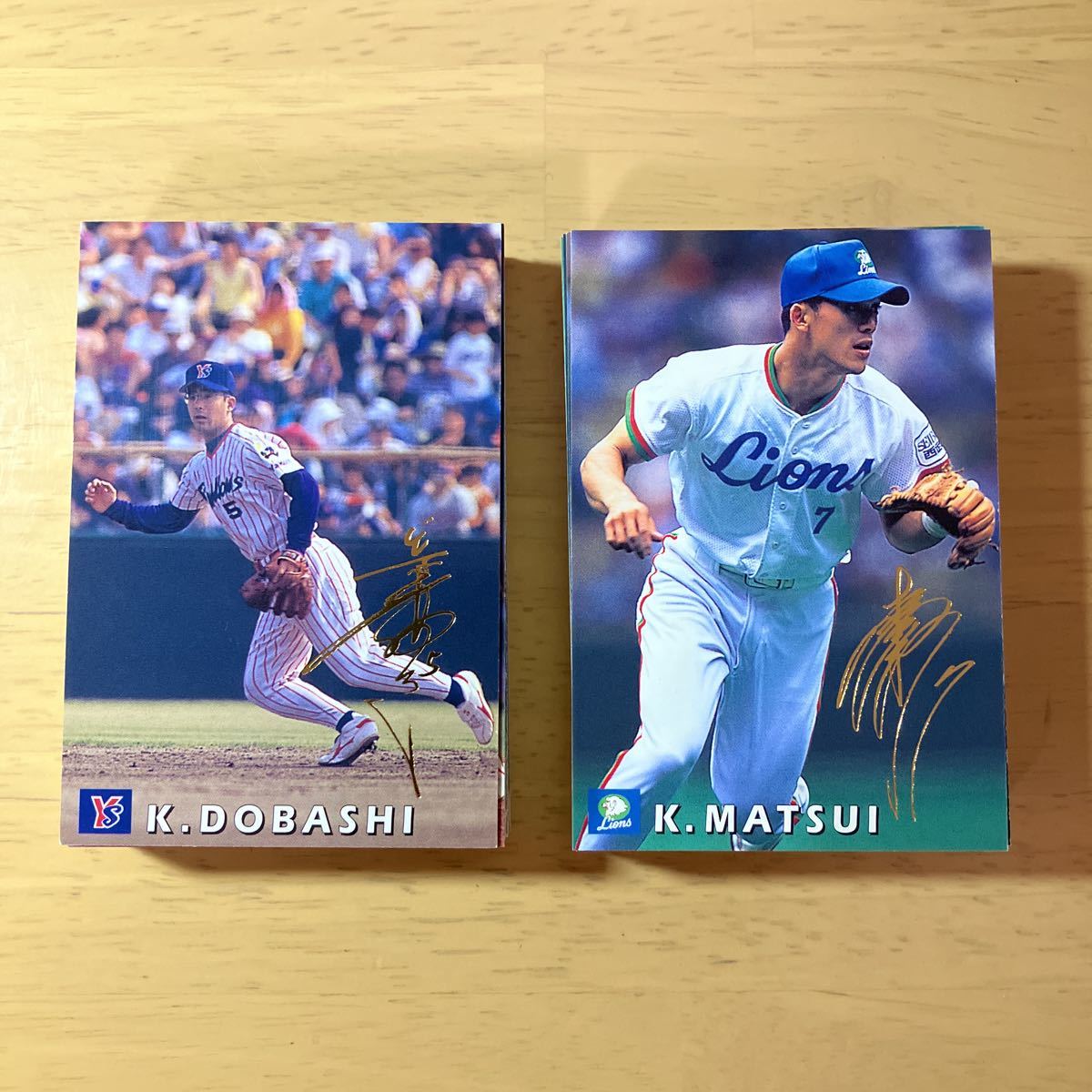 1998年カルビープロ野球チップス/ラッキーカード限定 第3弾 No.111〜176(66枚)/金箔サインカード.金サイン.ゴールドサイン入りカードセット_画像2