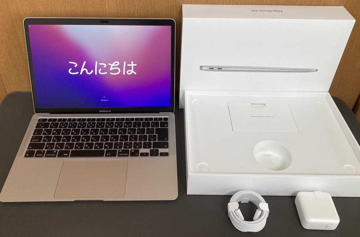 美品】2020 Apple M1 MacBook Air 8GB 256GB Retina 13.3 MGN93J/A