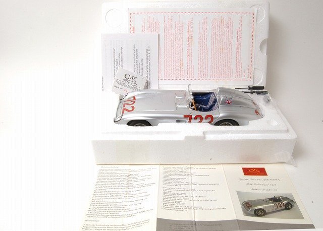 CMC 1/18 Mercedes-Benz 300 SLR (W196S) Mille Miglia Sieger 1955