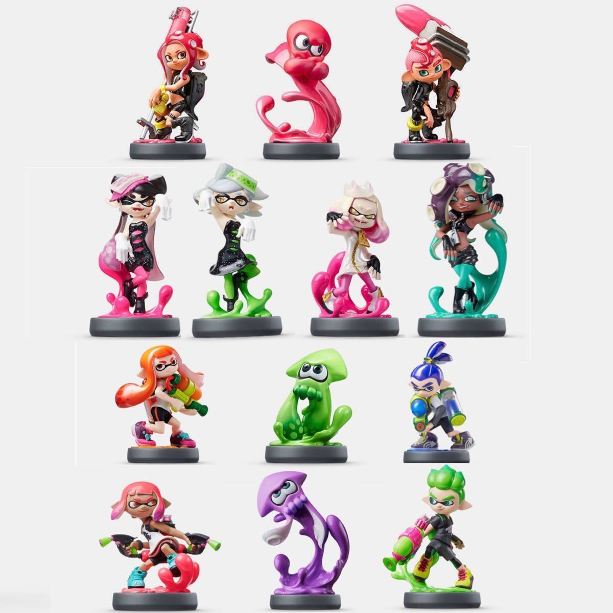 【新品未開封】スプラトゥーン amiibo 全13種 コンプリート セット アミーボ アオリ ホタル ヒメ イイダ タコ ボーイ