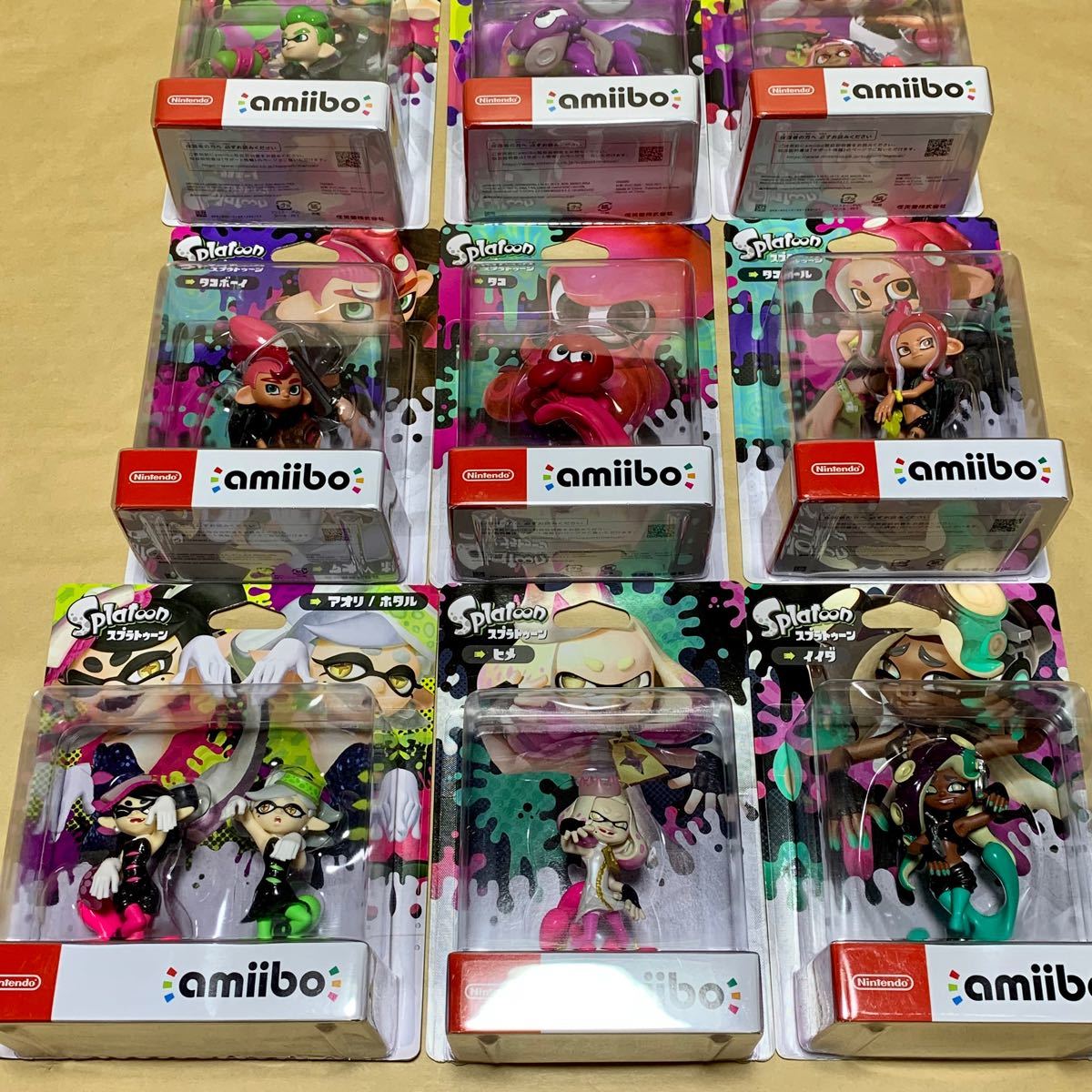 【新品未開封】スプラトゥーン amiibo 全13種 コンプリート セット アミーボ アオリ ホタル ヒメ イイダ タコ ボーイ