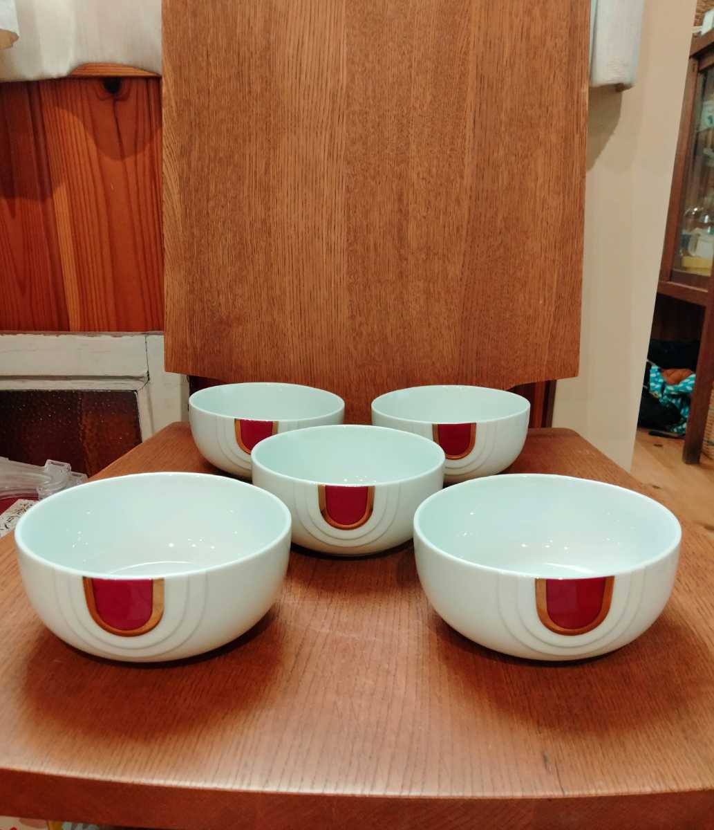 ヤフオク! - ☆ 未使用品 アダム&イブ たち吉 ボウル 5個セット A...