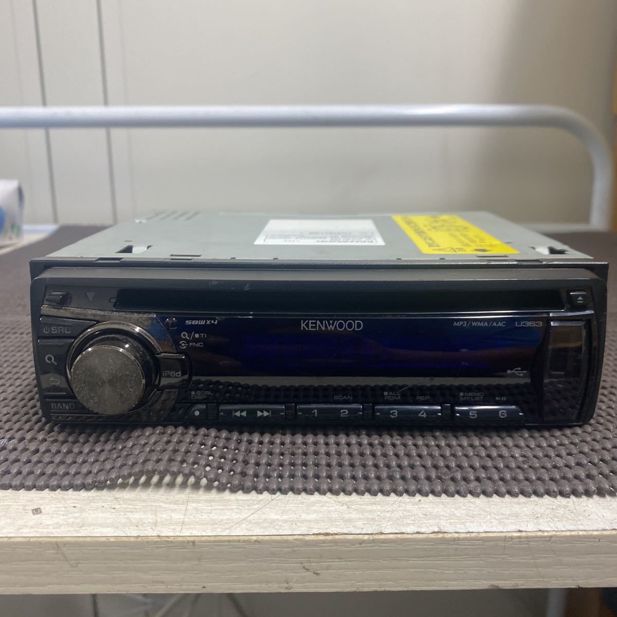 KENWOOD CD RECEIVER U363 動作未確認　ジャンク_画像1