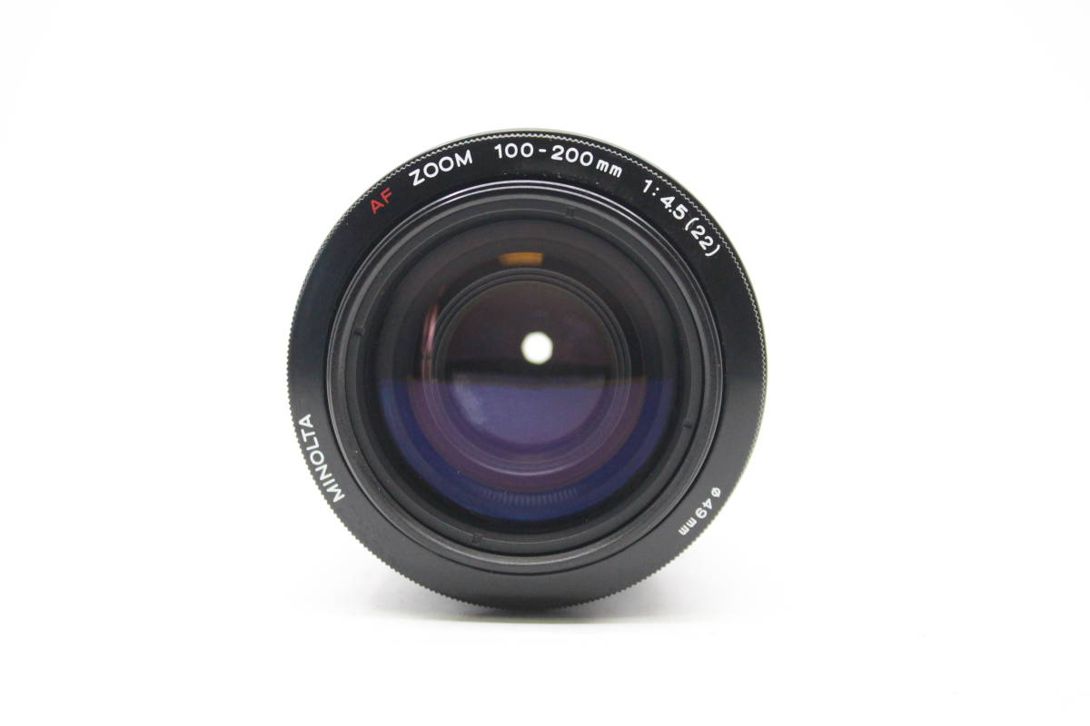 ★良品★MINOLTA ミノルタ AF ZOOM 100-200mm F4.5 ミノルタ望遠レンズ！ OK 5249_画像2