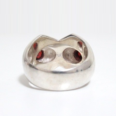 J*SV925 LEON Leon Stone attaching silver ring ring 23 number large size SILVER sterling silver sterling silver[ cat pohs OK]