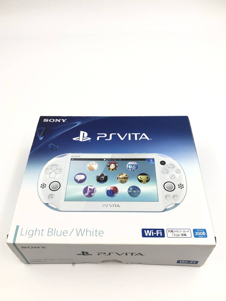 新品同様~極美品 完品】PlayStation Vita Wi-Fiモデル ライムブルー