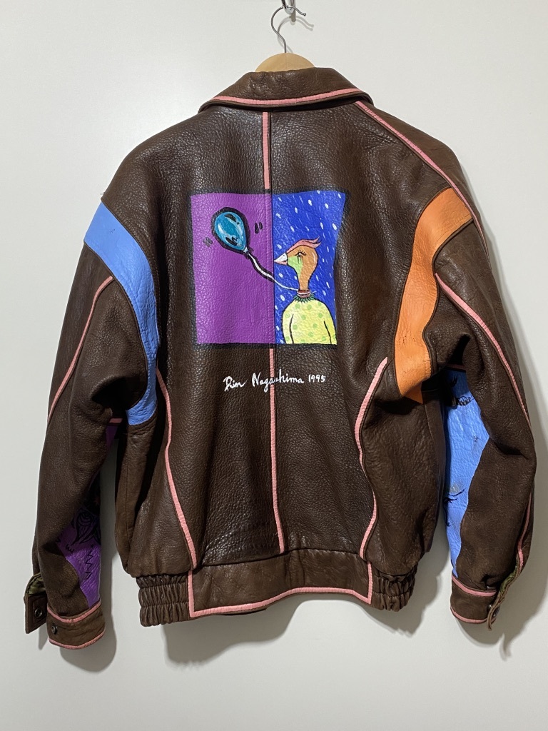 pierre cardin レザージャケット ペイント入り L ブラウン 茶色 個性派 激安直営通販サイト 新品未使用 ピエールカルダン レザージャケット 本革 革ジャン レザージャケット