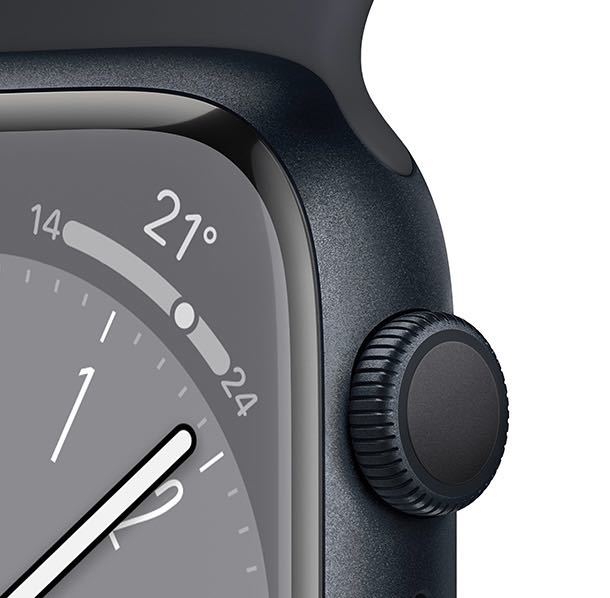 Apple Watch Series 8 （GPSモデル）- 45mmミッドナイトアルミニウム