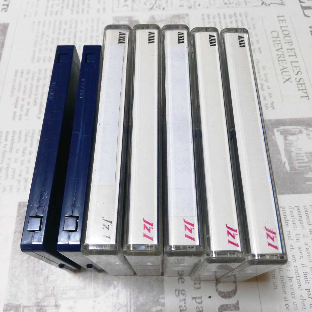 使用済み7本 AXIA Jz1 / 昭和 レトロ 良品専科カセットテープ の 使用済み7本 AXIA Jz1 / 昭和 レトロ 良品専科カセットテープ の