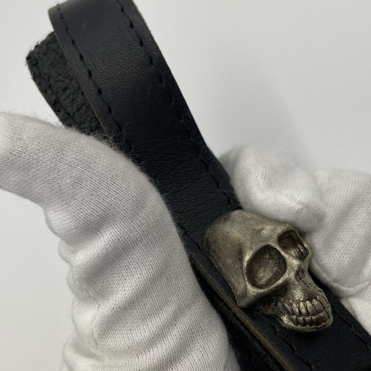 希少品 FERNANDES フェルナンデス HIDE ヒデ ギターストラップ SKULL