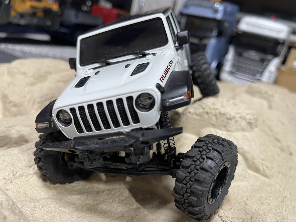 京商 ミニッツ4×4 ジープ ラングラー ルビコン レディセット(ホワイト
