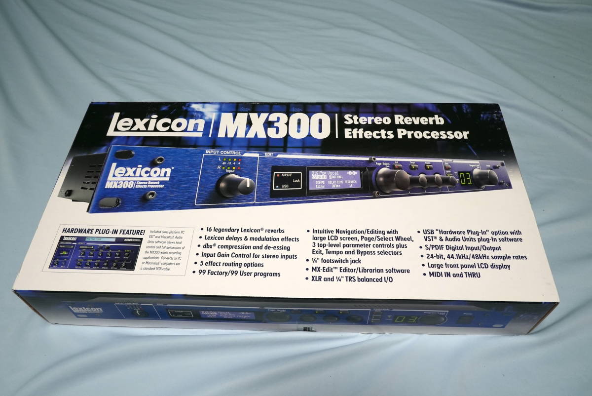 Lexicon MX400 エフェクター レキシコン リバーブデュアルステレオ-