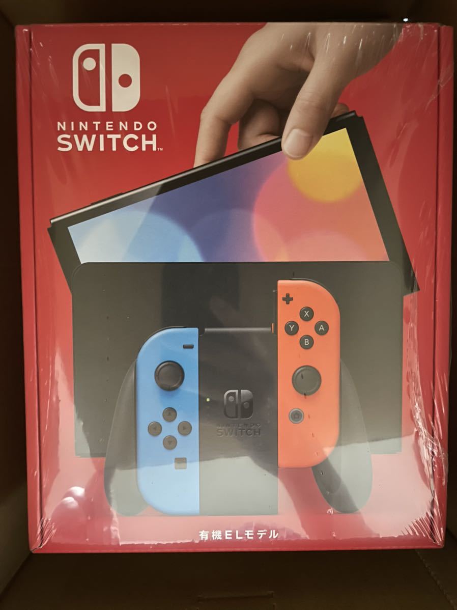 ニンテンドースイッチ 有機ELモデル Joy-Con (L)ネオンブルー (R