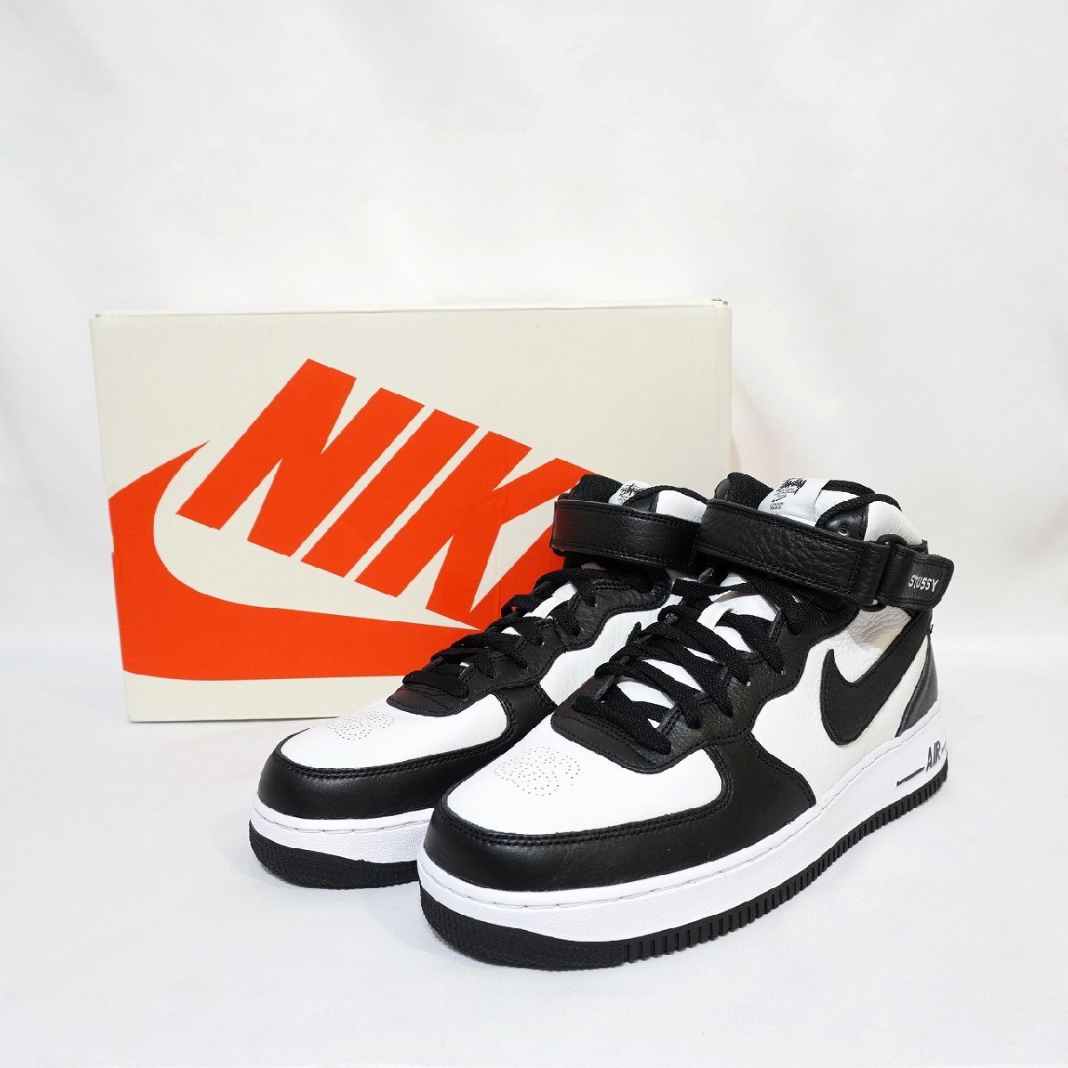 オープニング大セール】 NIKE stussy AIR FORCE 1 mid sp dj7840-002