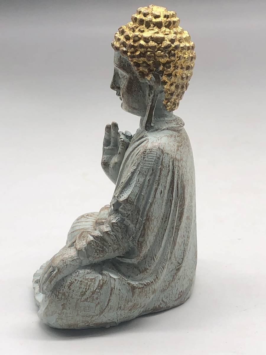 【吉】仏教聖品 古銅細工彫 如来 極珍 極美k16_画像8
