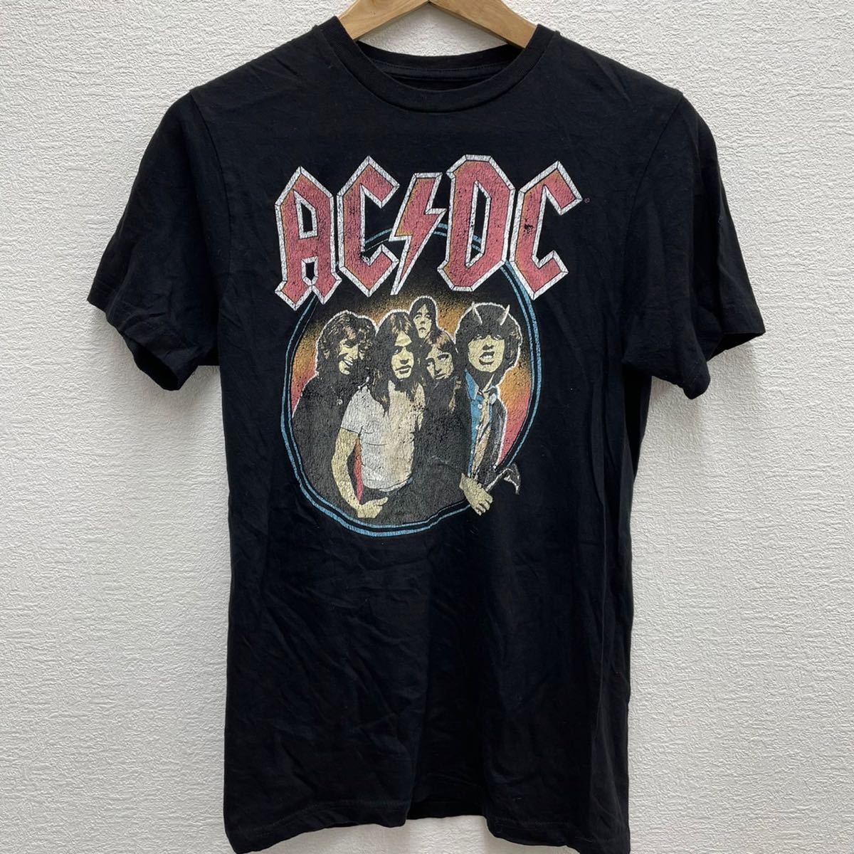 AC/DC エーシーディーシー ACDC HIGHWAY TO HELL 地獄のハイウェイ Tシャツ 半袖 ブラック S_画像1