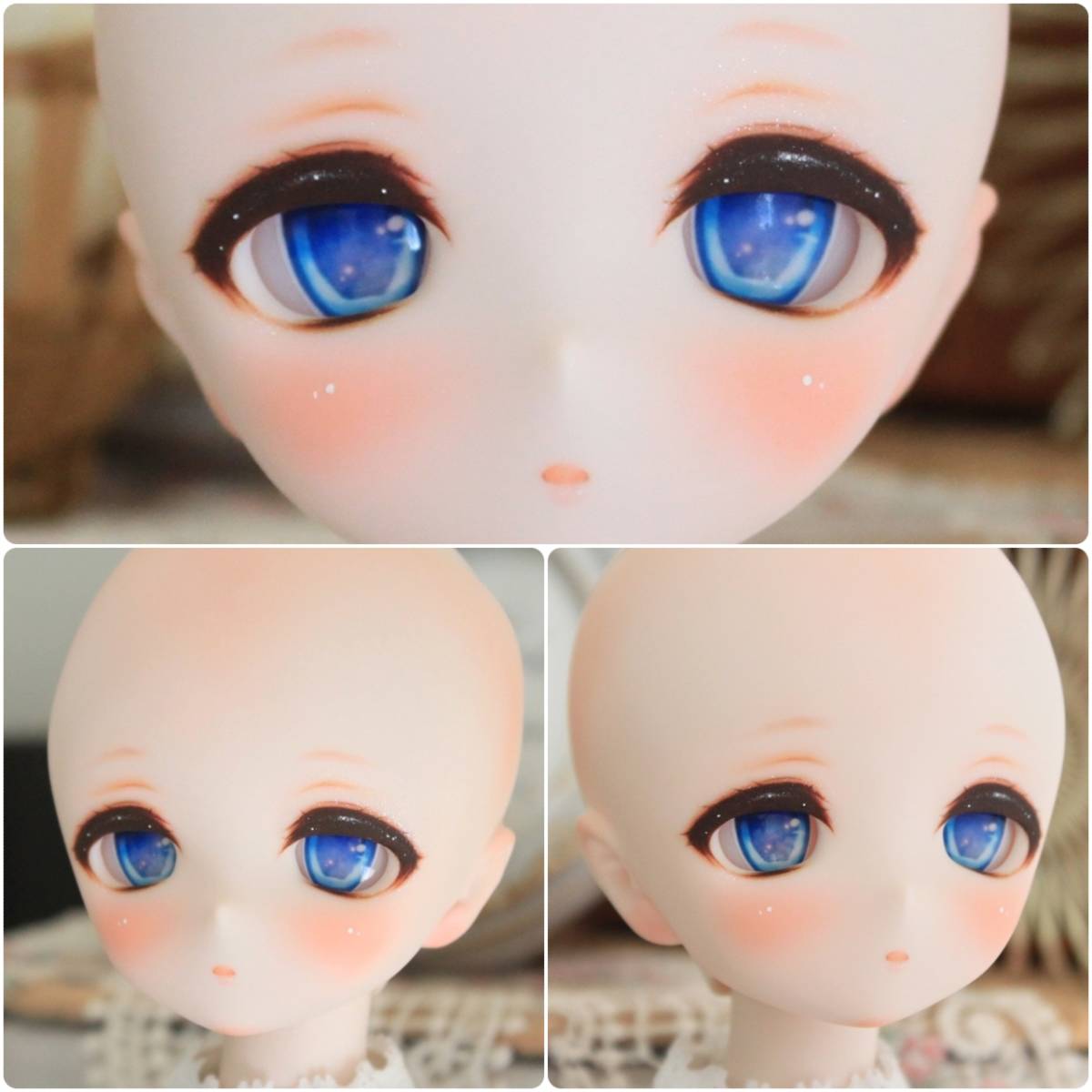DDH-01 カスタムヘッド SW肌 ソフビ盛り ウィッグ付き おまけ DDH-01 カスタムヘッド SW肌 ソフビ盛り ウィッグ付き おまけ
