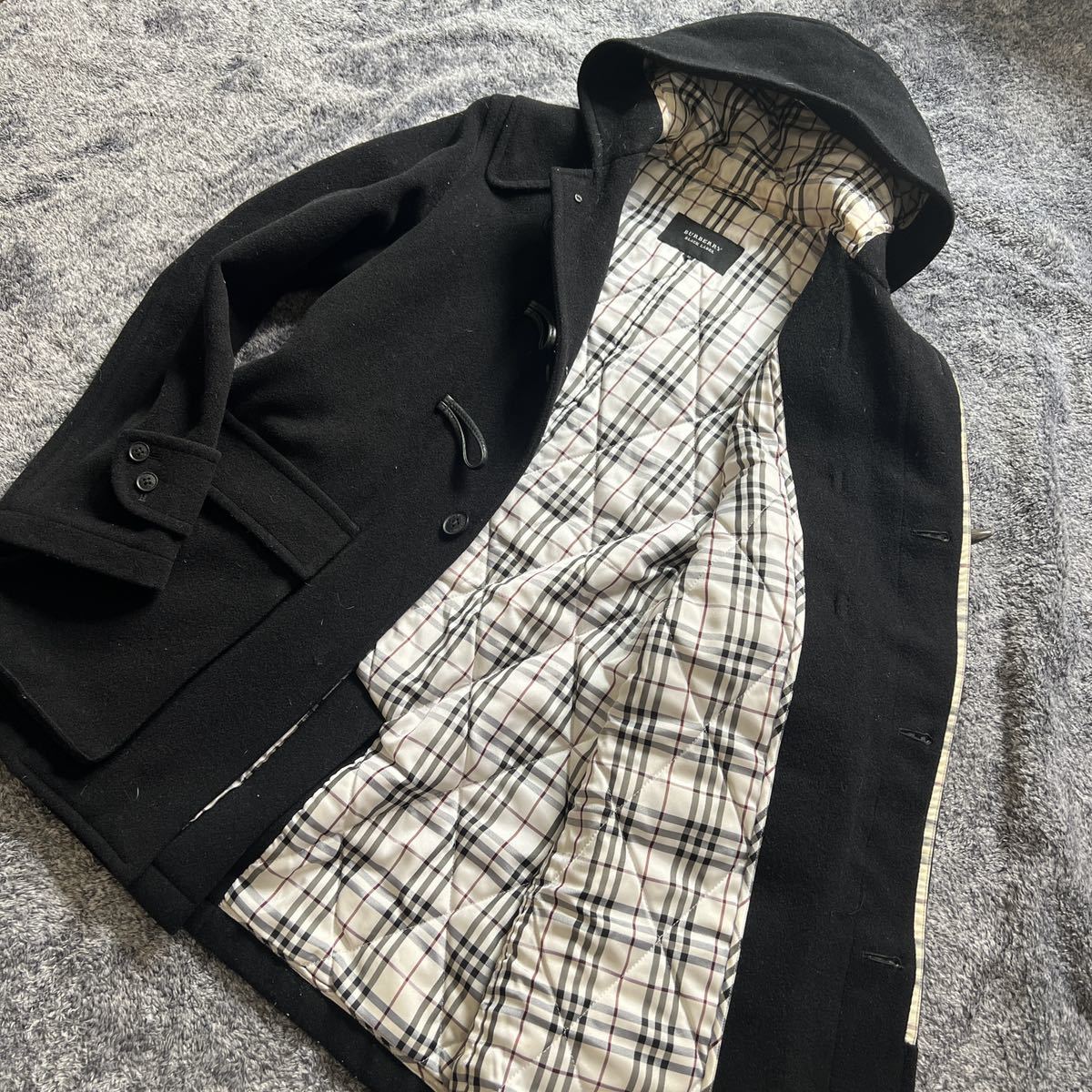 極美品 バーバリーブラックレーベル 三陽商会 ノバチェックBurberry