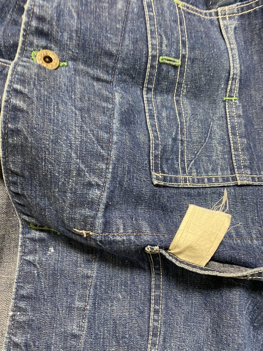 レア 大戦 カバーオール ビンテージ インディゴ オシュコシュ 40s 50s