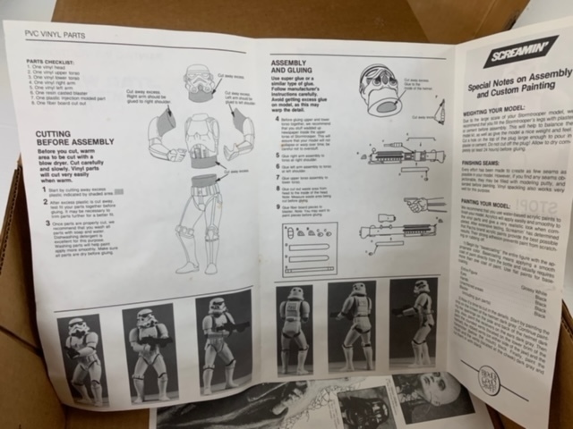 (JT09)STAR WARS【STORMTROOPER】MODEL FIGURE KIT 中古ジャンク品　写真が全て_画像5