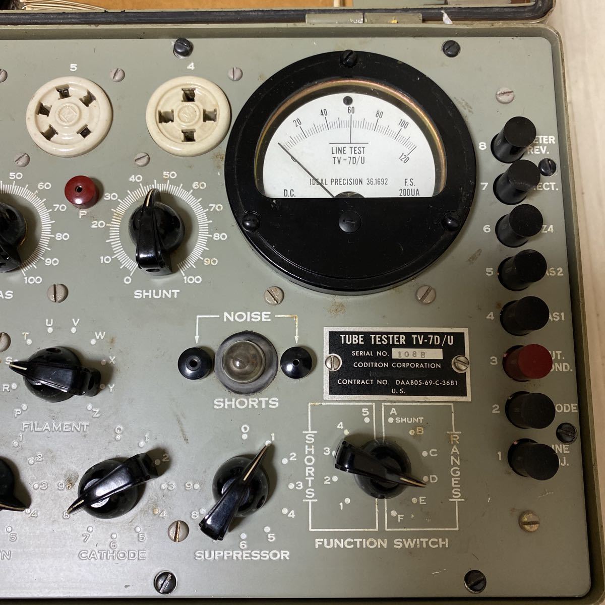 真空管試験機 チューブテスター TV-7D/U 真空管測定器 | sokoloffart.com