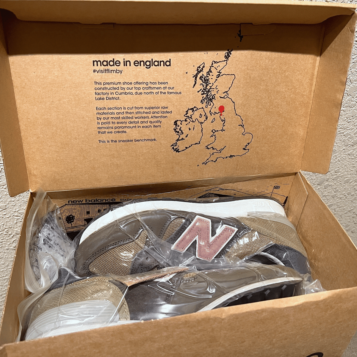 110th記念 NB直営限定 UK製 NEW BALANCE M670SP【The MiUK Surplus Pack】US7.5D 25.5cm 新品イギリス英国製 レザー スエード M1300廉価_画像8