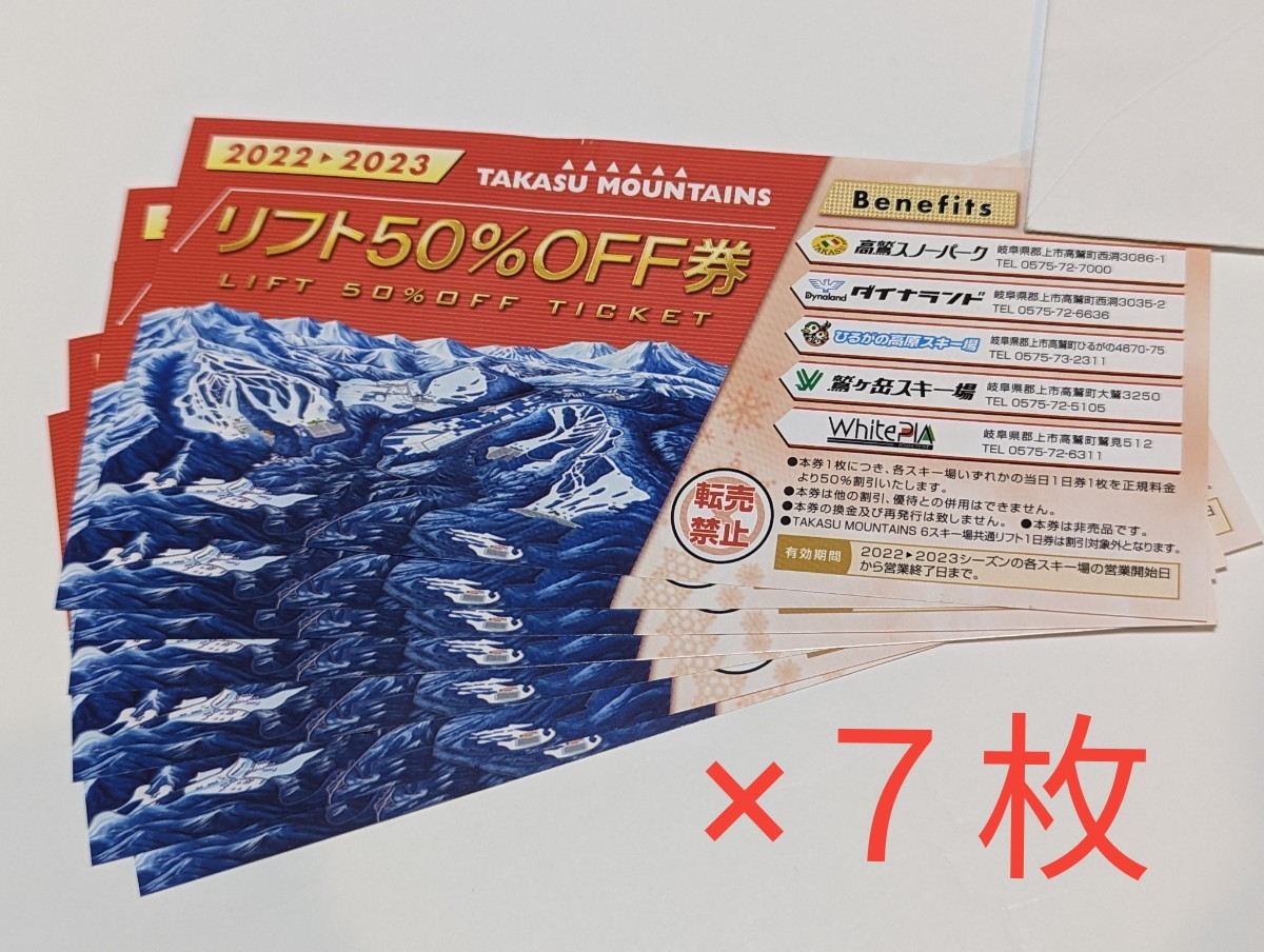 メカニカル ひるがの高原スキー場 リフト優待券 １枚 - その他