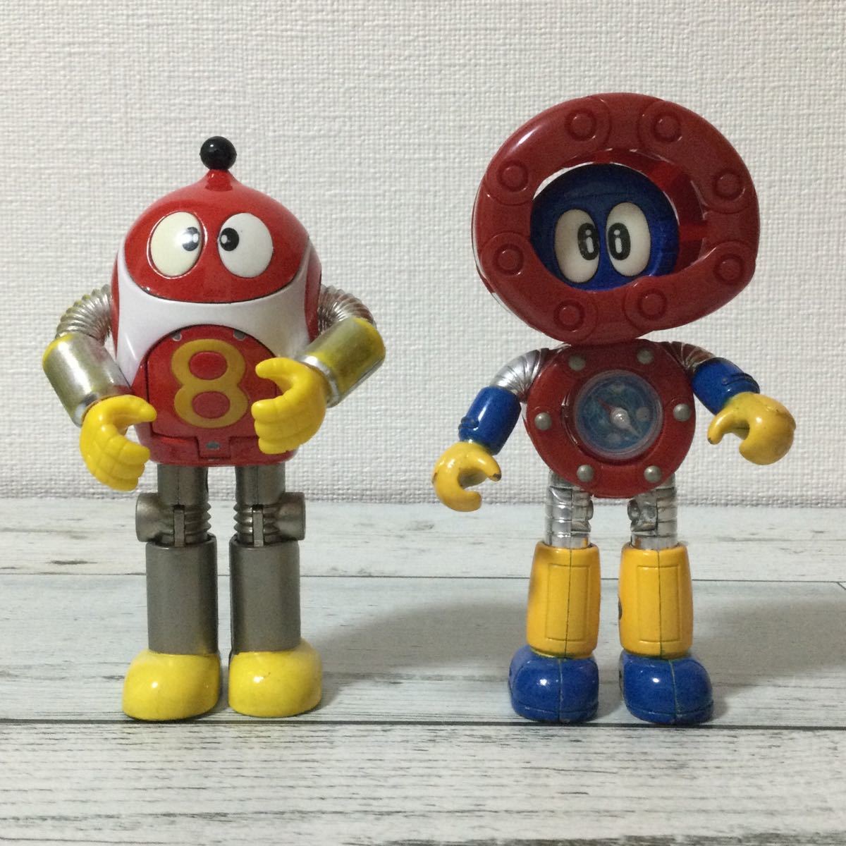 超合金2体セット（ロボット8ちゃん、バッテンロボ丸）　ポピー製（日本製）