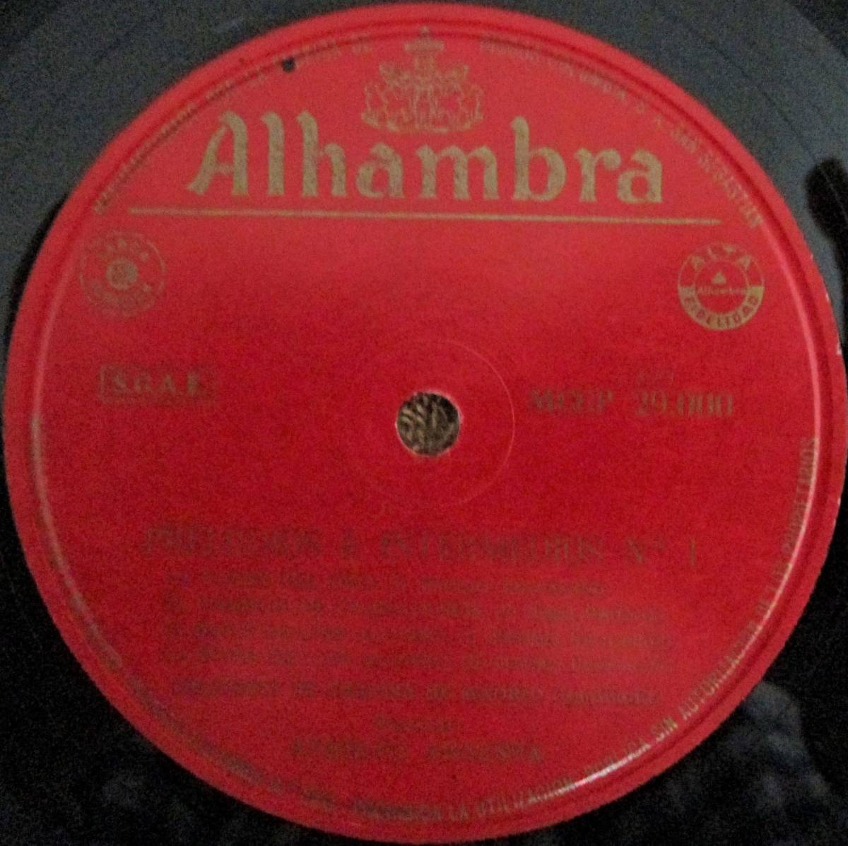 LP Spain record Classic music mado lid interior orchestral music .( finger .:ata Wolf .*aruhenta)[Preludios e Intermedios](Alhambra)